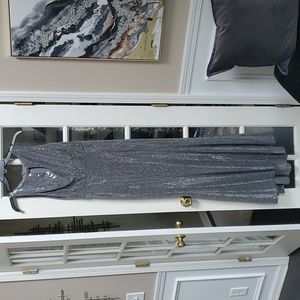 Silver/Gray evening gown Size 6